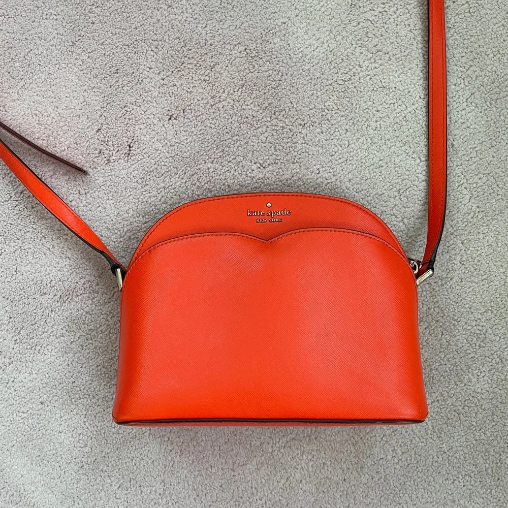 Kate Spade Vibrant Orange Crossbody Bag - Picture 2 of 6